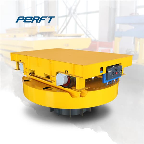 turntable transfer cart for manufacturing industry 50 tons